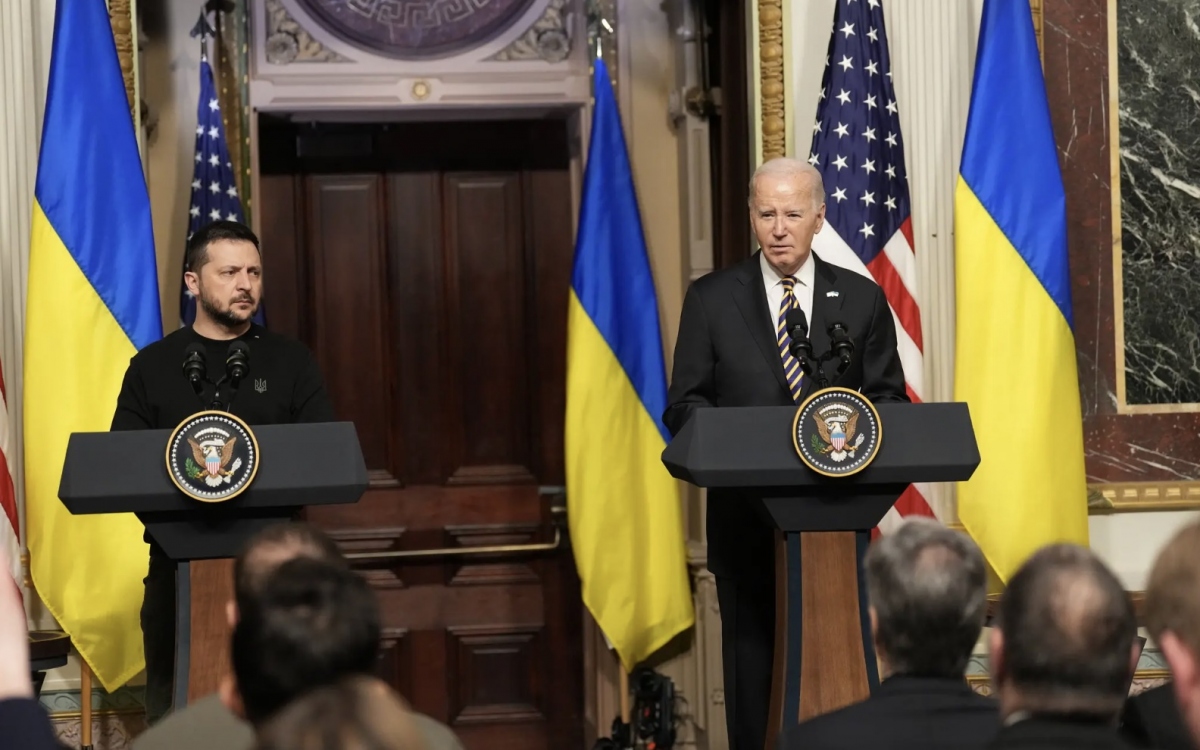 Tổng thống Mỹ Biden hứa viện trợ 200 triệu USD cho Ukraine